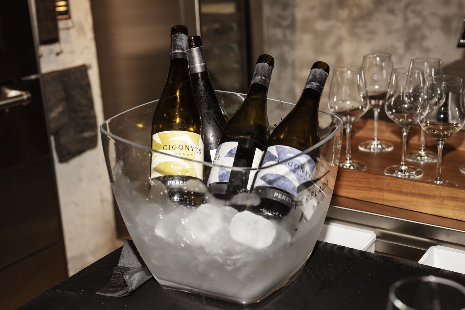 Vinos Perelada en la inauguración